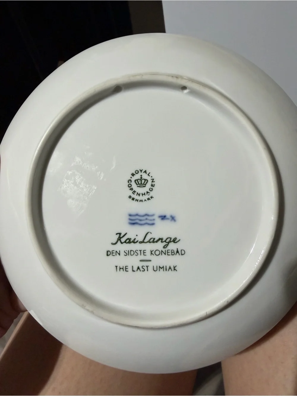 Royal Copenhagen Blue Scenic Porcelain Wall Plate